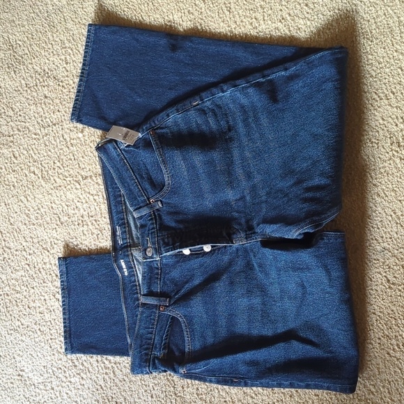 New with Tags Old Navy High Rise Sloughy Straight Secret Slim Pockets Size 12 - Picture 1 of 11